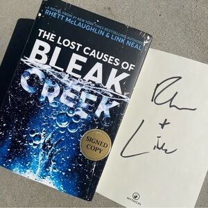 Rhett & Link Signed 2019 Book Lost Causes of Bleak Creek 1st Ed YouTube Comics